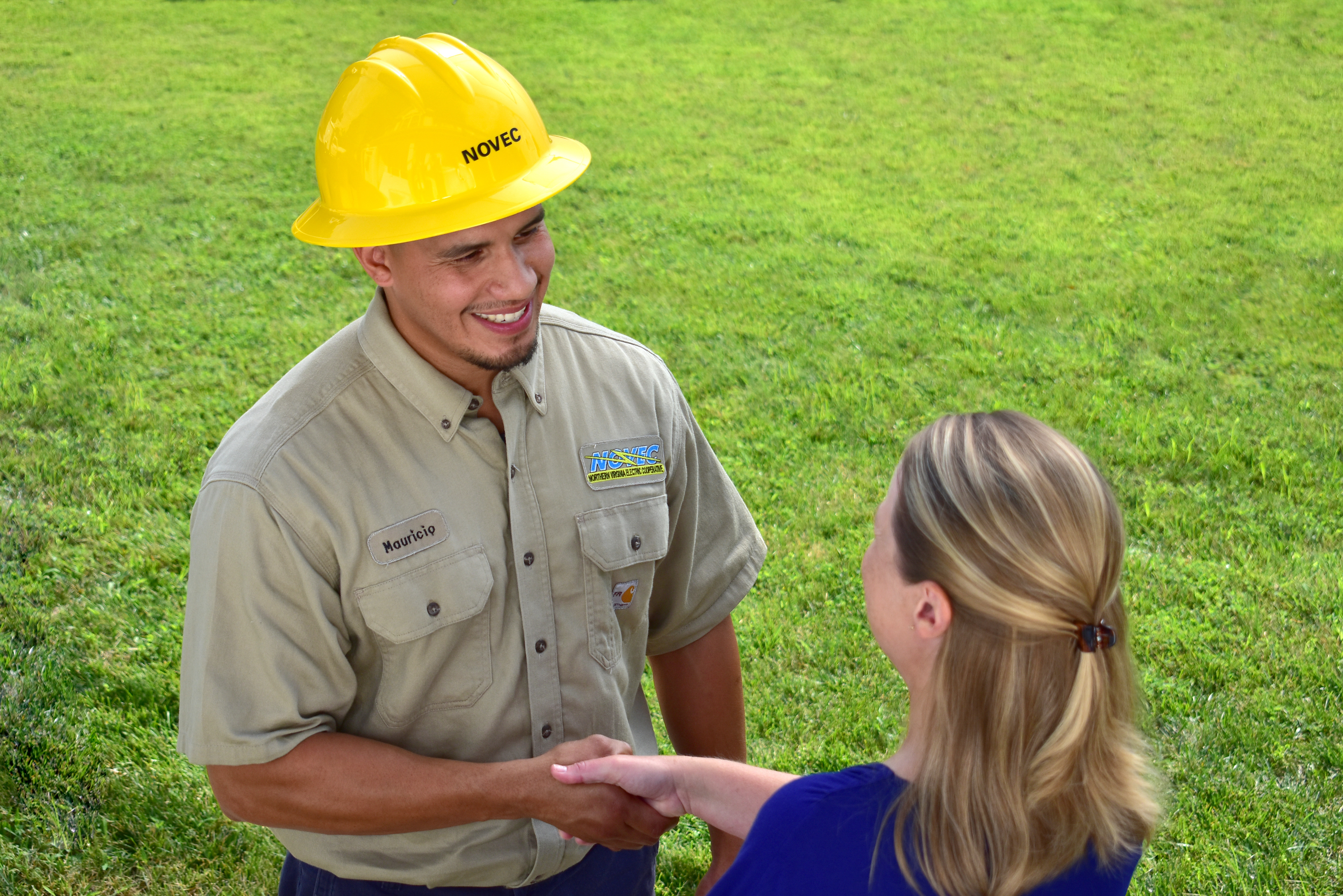 Lineman Smiling